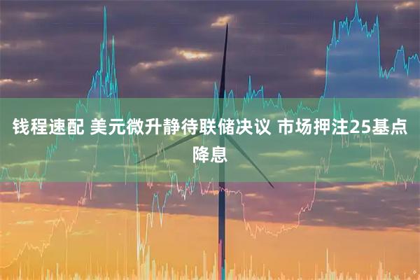 钱程速配 美元微升静待联储决议 市场押注25基点降息
